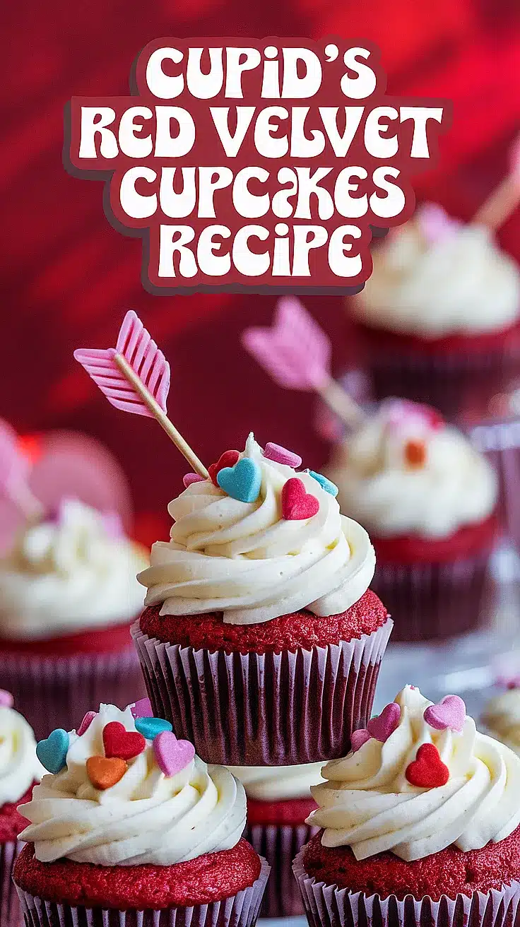 Cupid’s Red Velvet Cupcakes