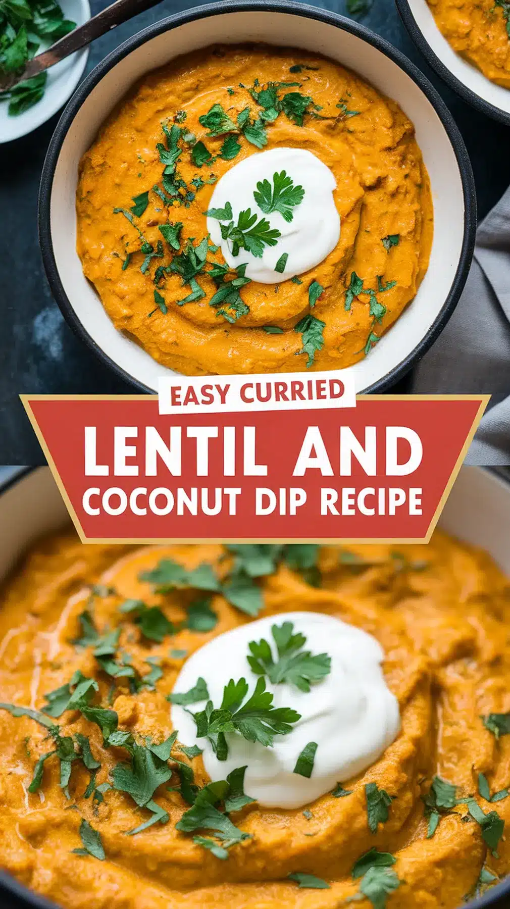 Curried Lentil and Coconut Dip