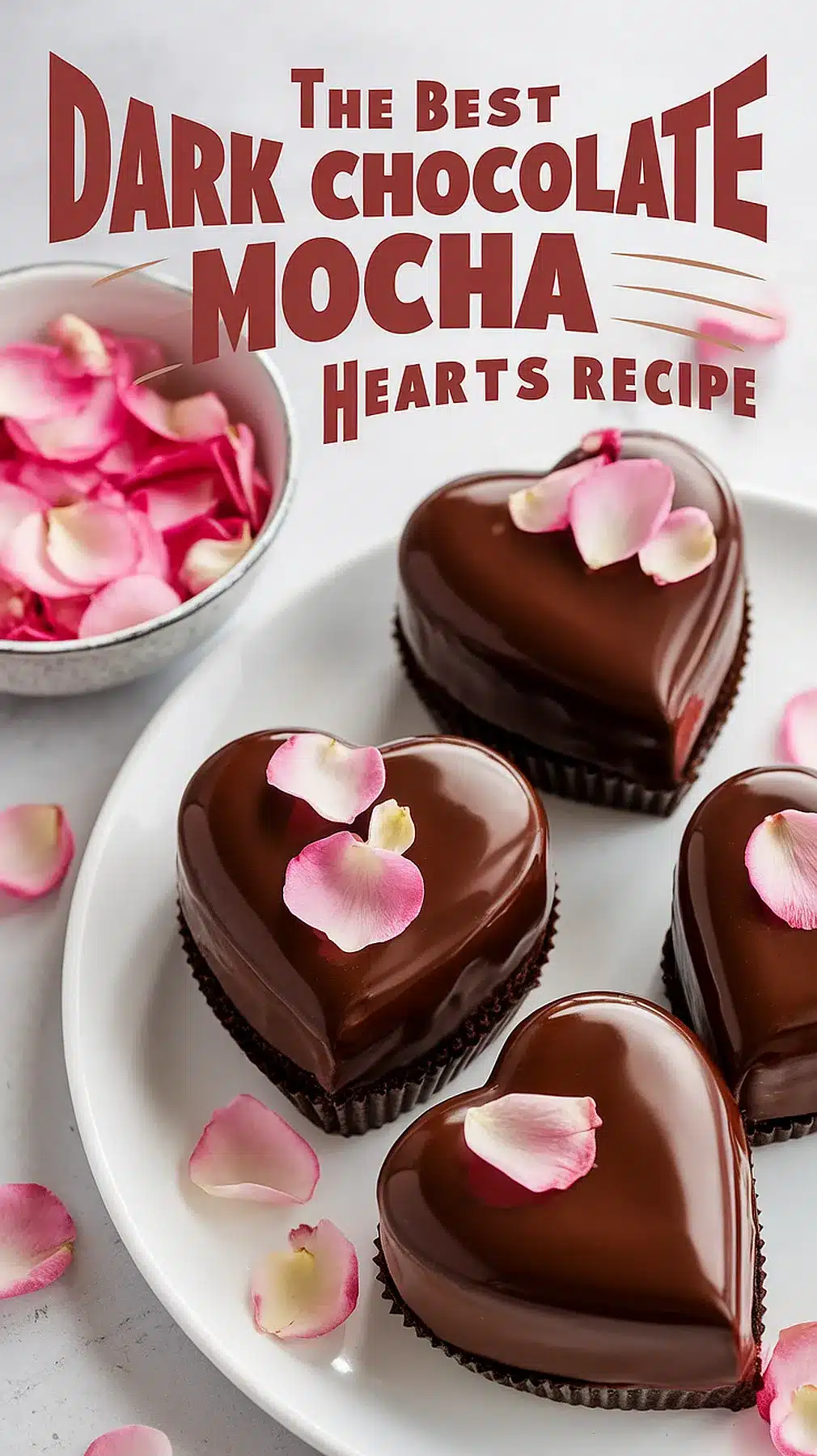 Dark Chocolate Mocha Hearts