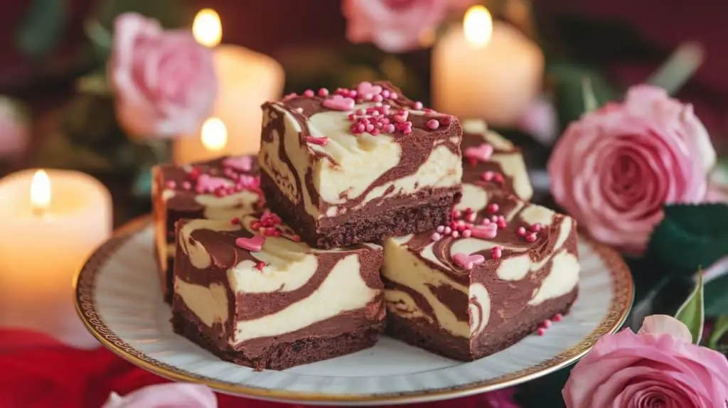 Cupid’s Swirled Cheesecake Brownies