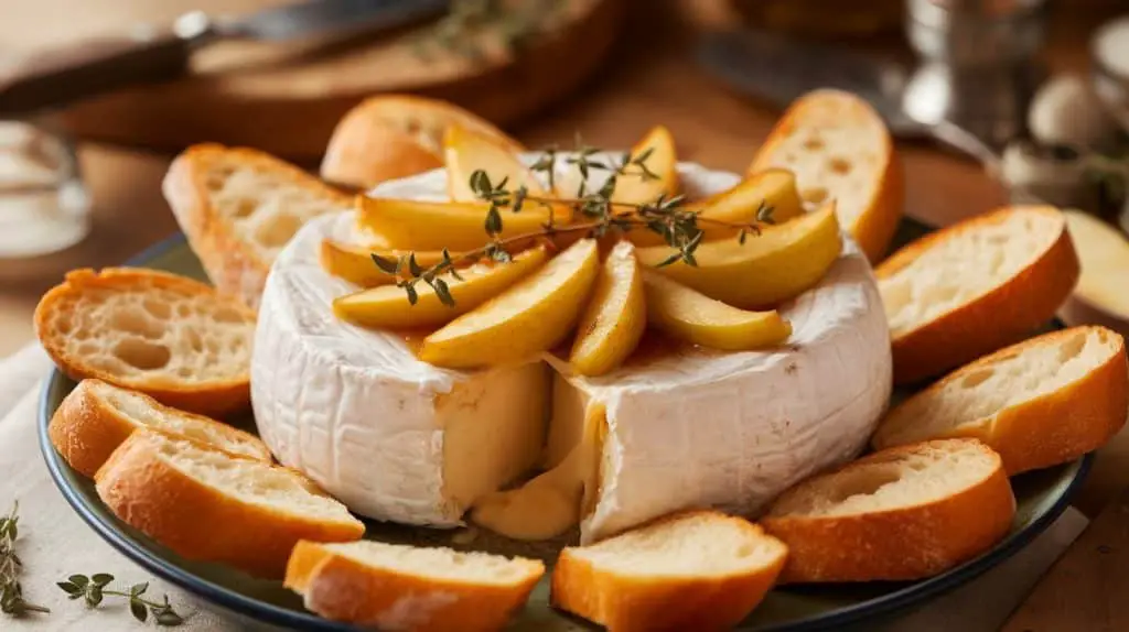 Baked Brie with Apple and Thyme