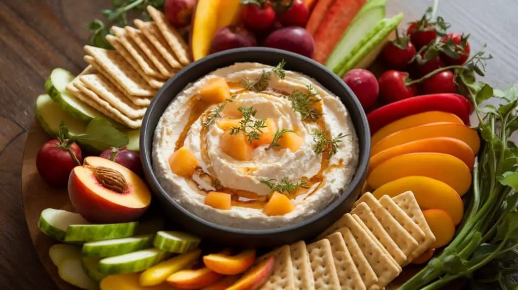 Peach and Goat Cheese Dip