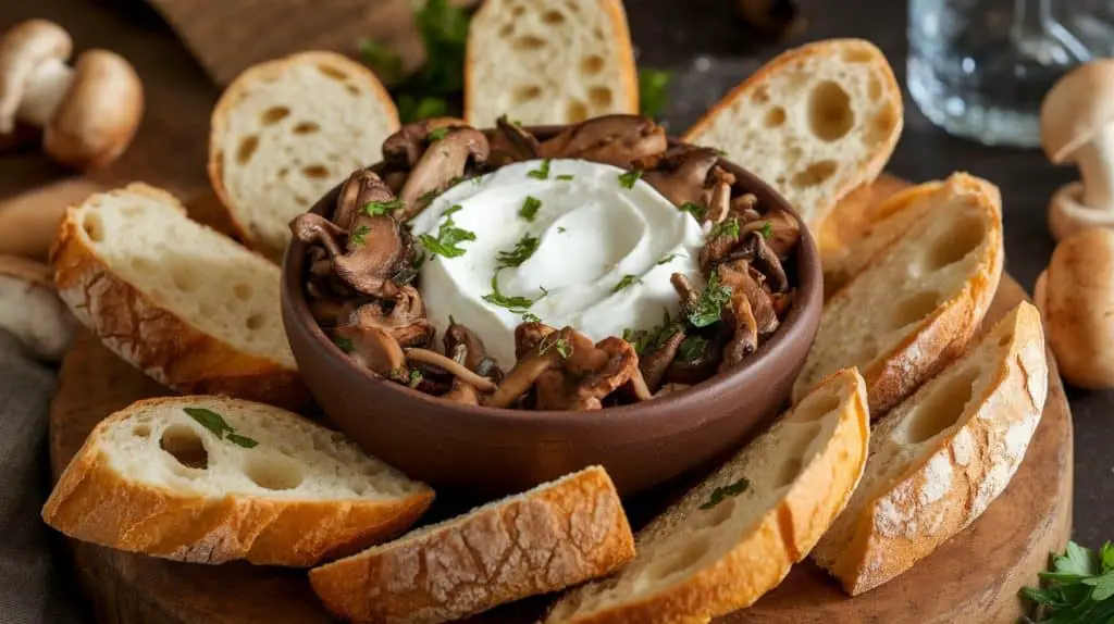 Wild Mushroom and Mascarpone Dip