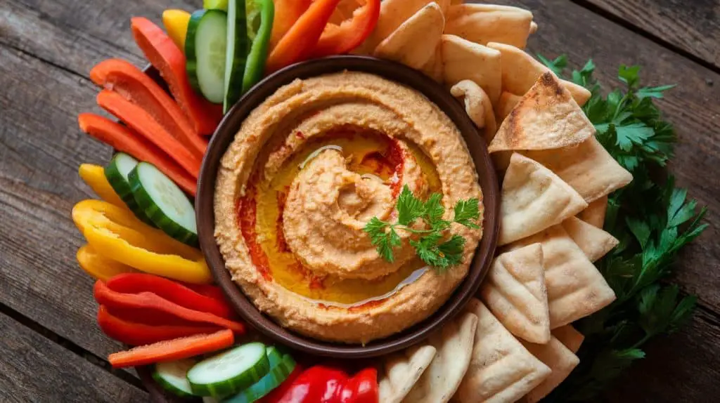 Roasted Red Pepper Hummus