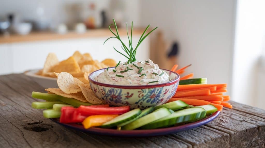 Spring Onion and Chive Dip