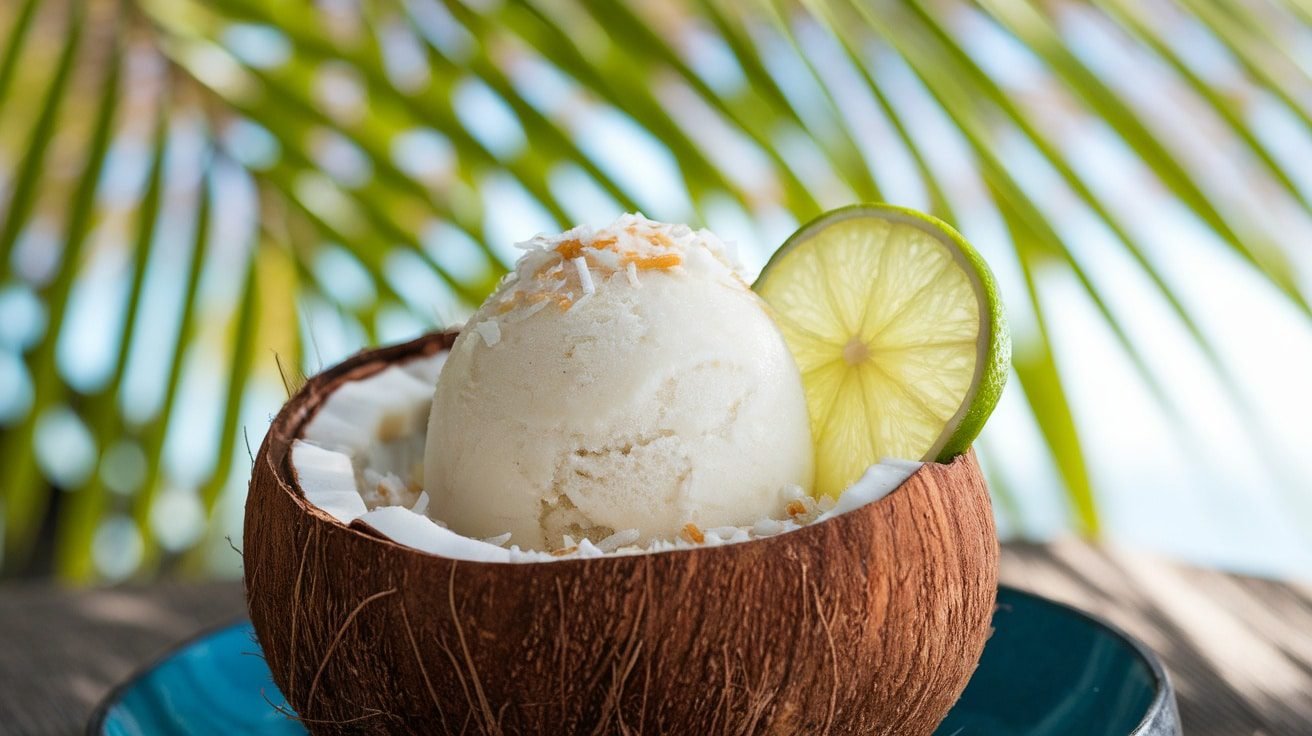 Refreshing Coconut Sorbet Recipe - Food Blasts