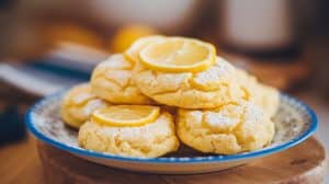 Lemon Cake Mix Cookies