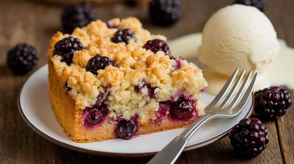 Blackberry Dump Cake