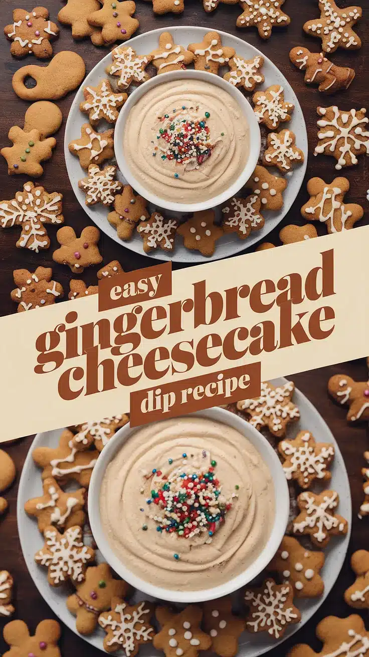 Gingerbread Cheesecake Dip