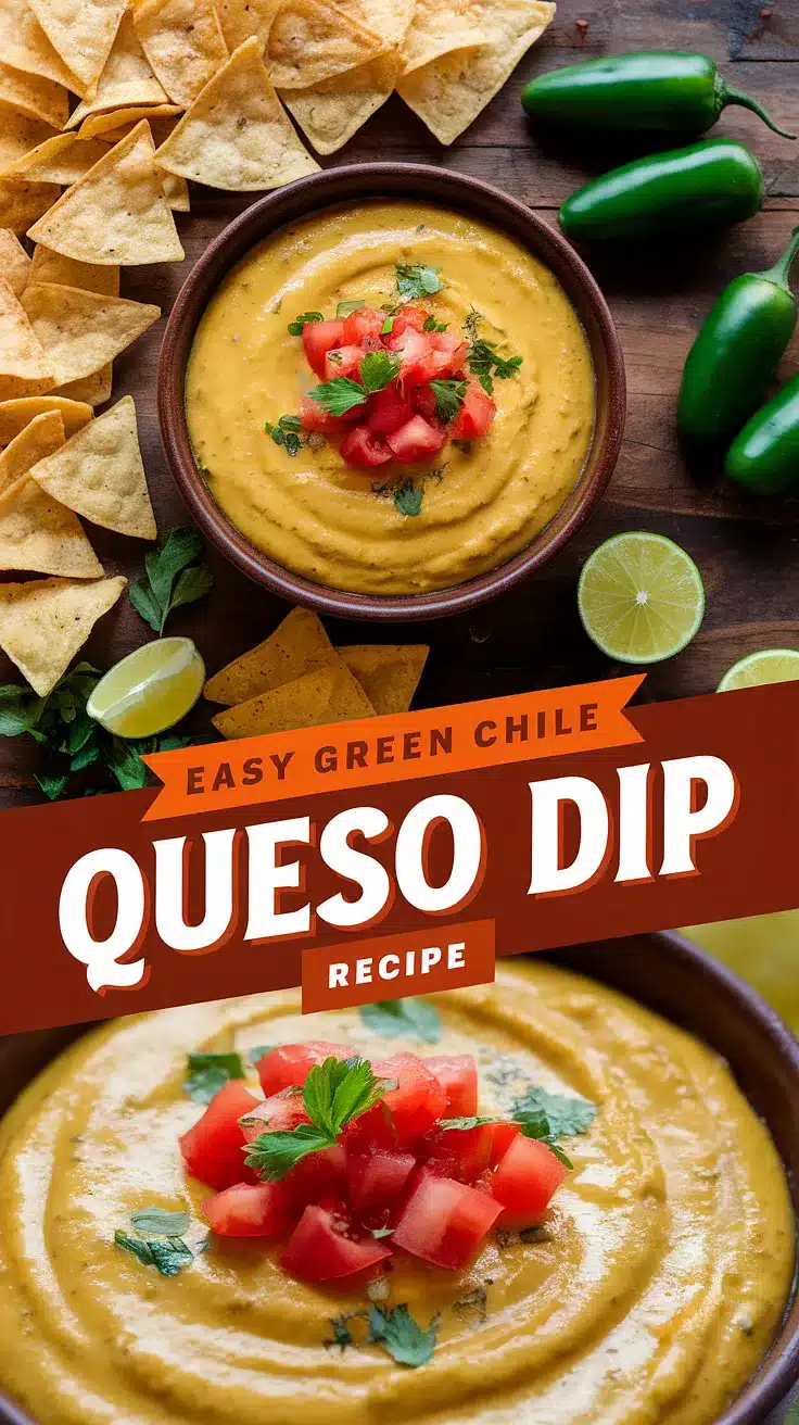 Green Chile Queso Dip