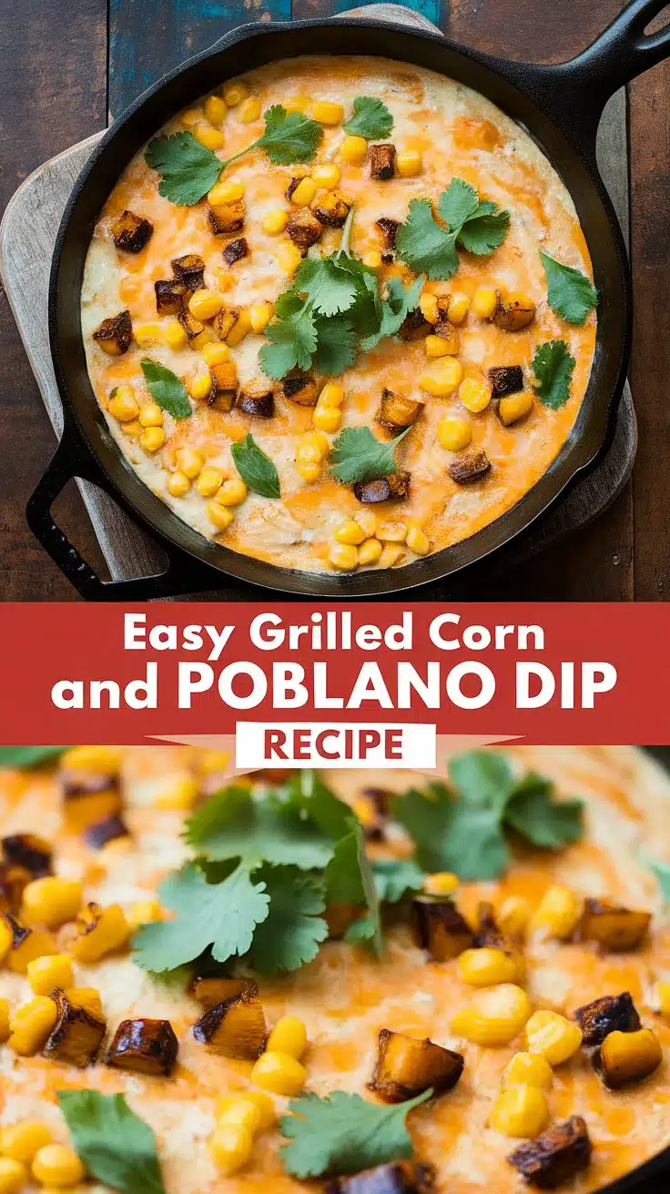 Grilled Corn and Poblano Dip