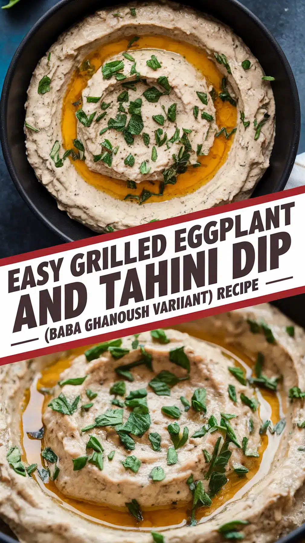 Grilled Eggplant and Tahini Dip