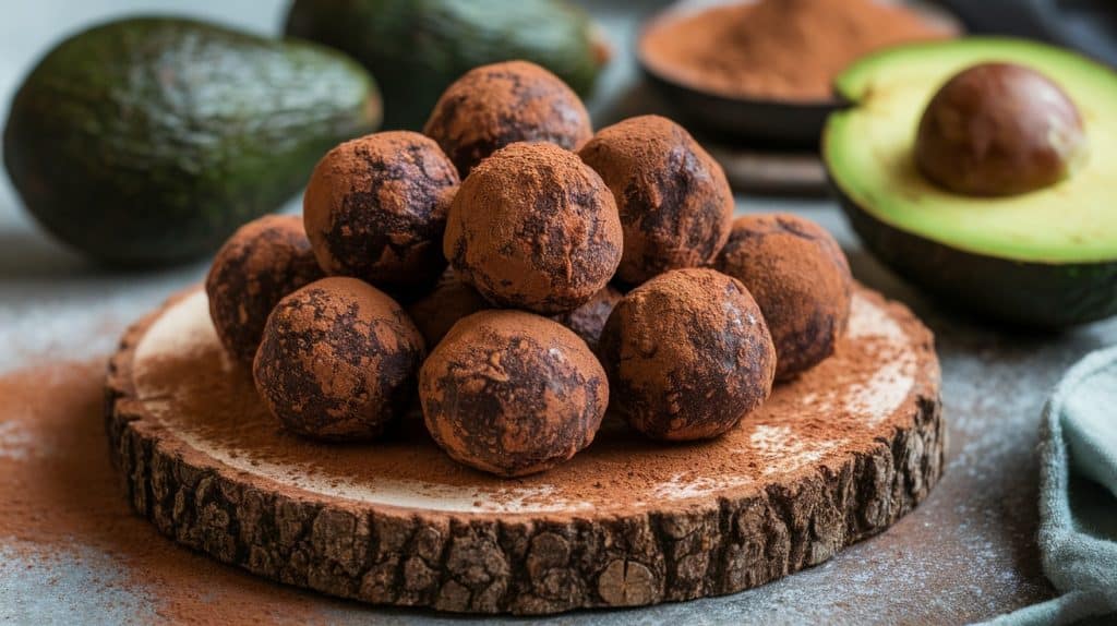 Avocado Chocolate Energy Balls