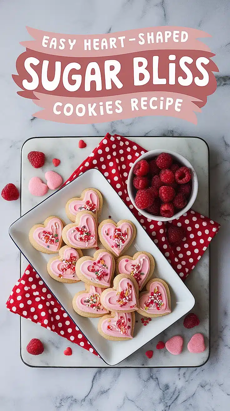 Heart-Shaped Sugar Bliss Cookies