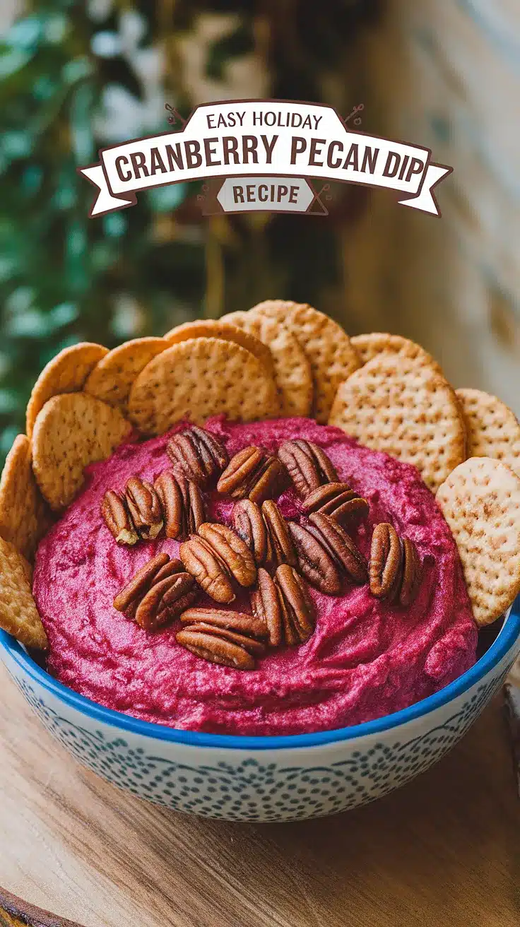 Holiday Cranberry Pecan Dip