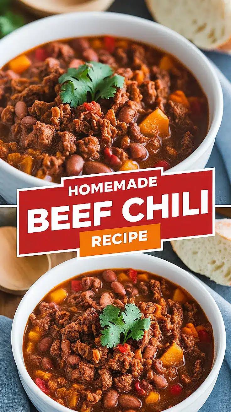 Homemade Beef Chili Recipe