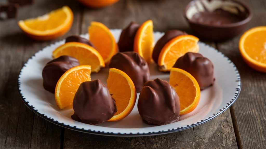 Chocolate-Covered Orange Slices