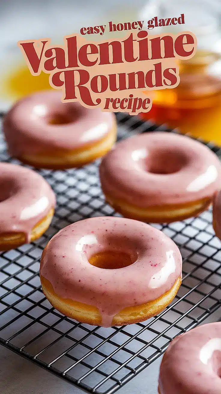 Honey Glazed Valentine Rounds