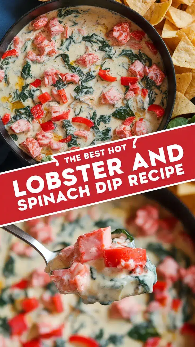 Hot Lobster and Spinach Dip