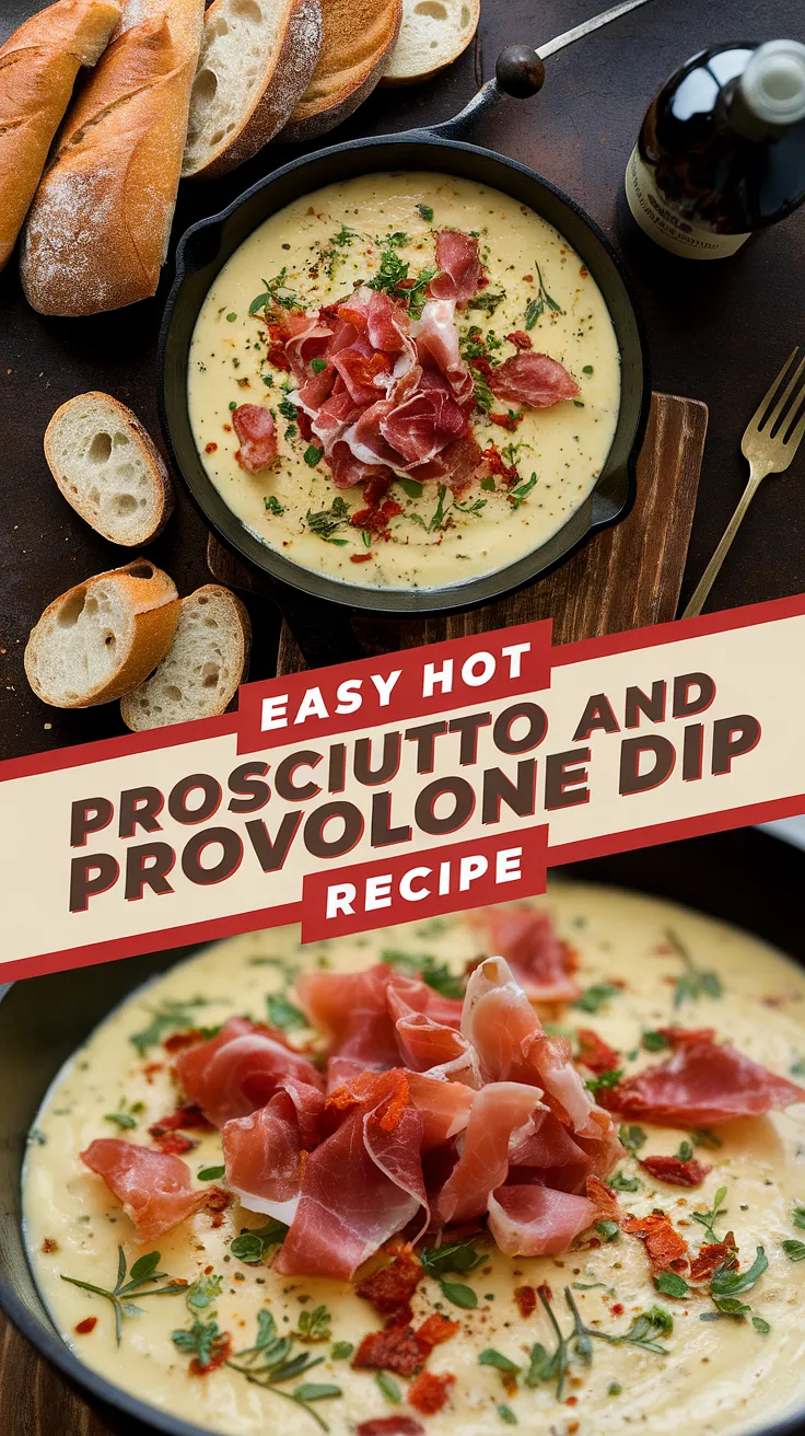 Hot Prosciutto and Provolone Dip