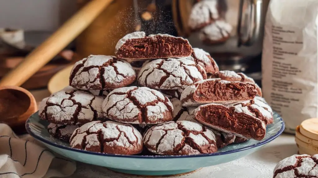 Chocolate Crinkle Cookies