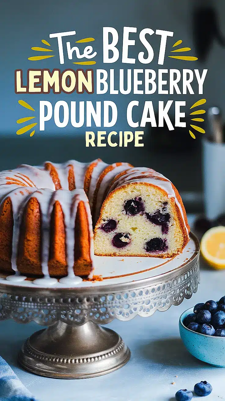 Lemon Blueberry Pound Cake