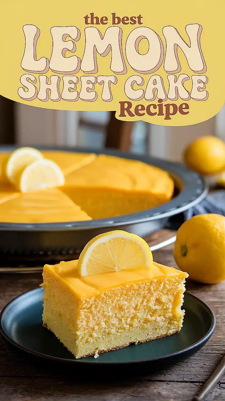 Lemon Sheet Cake