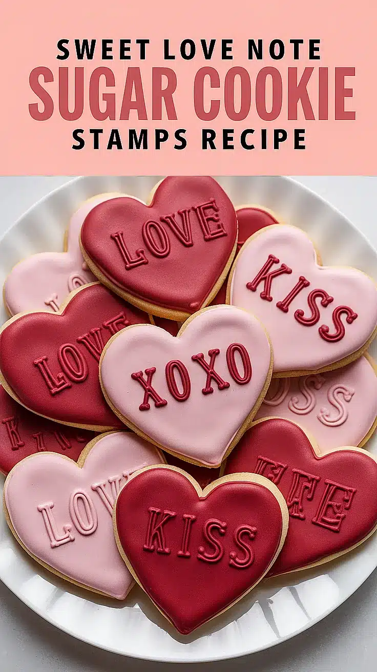 Love Note Sugar Cookie Stamps