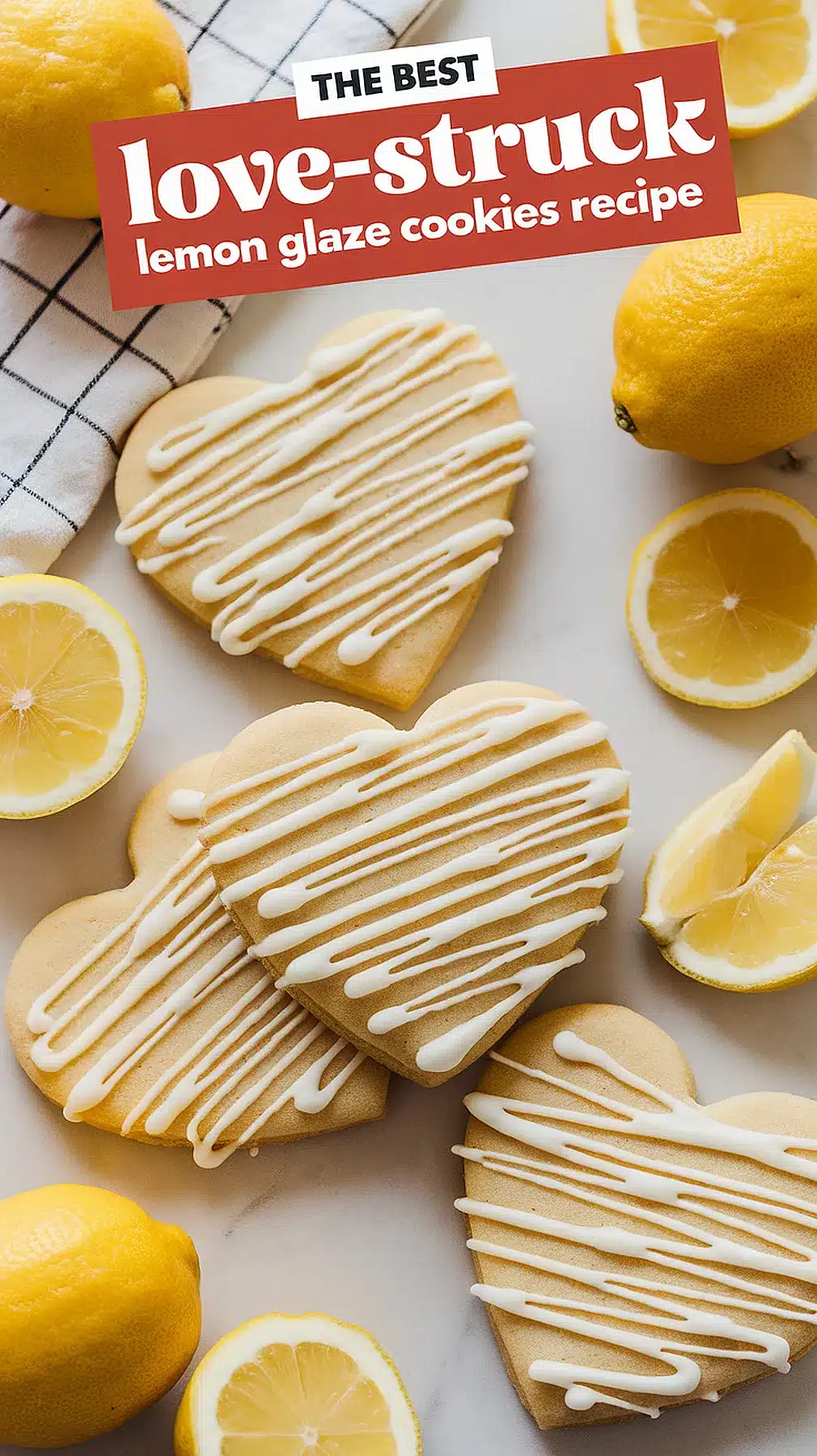 Love-Struck Lemon Glaze Cookies