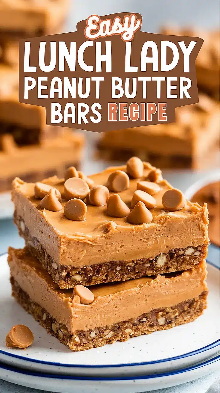 Lunch Lady Peanut Butter Bars