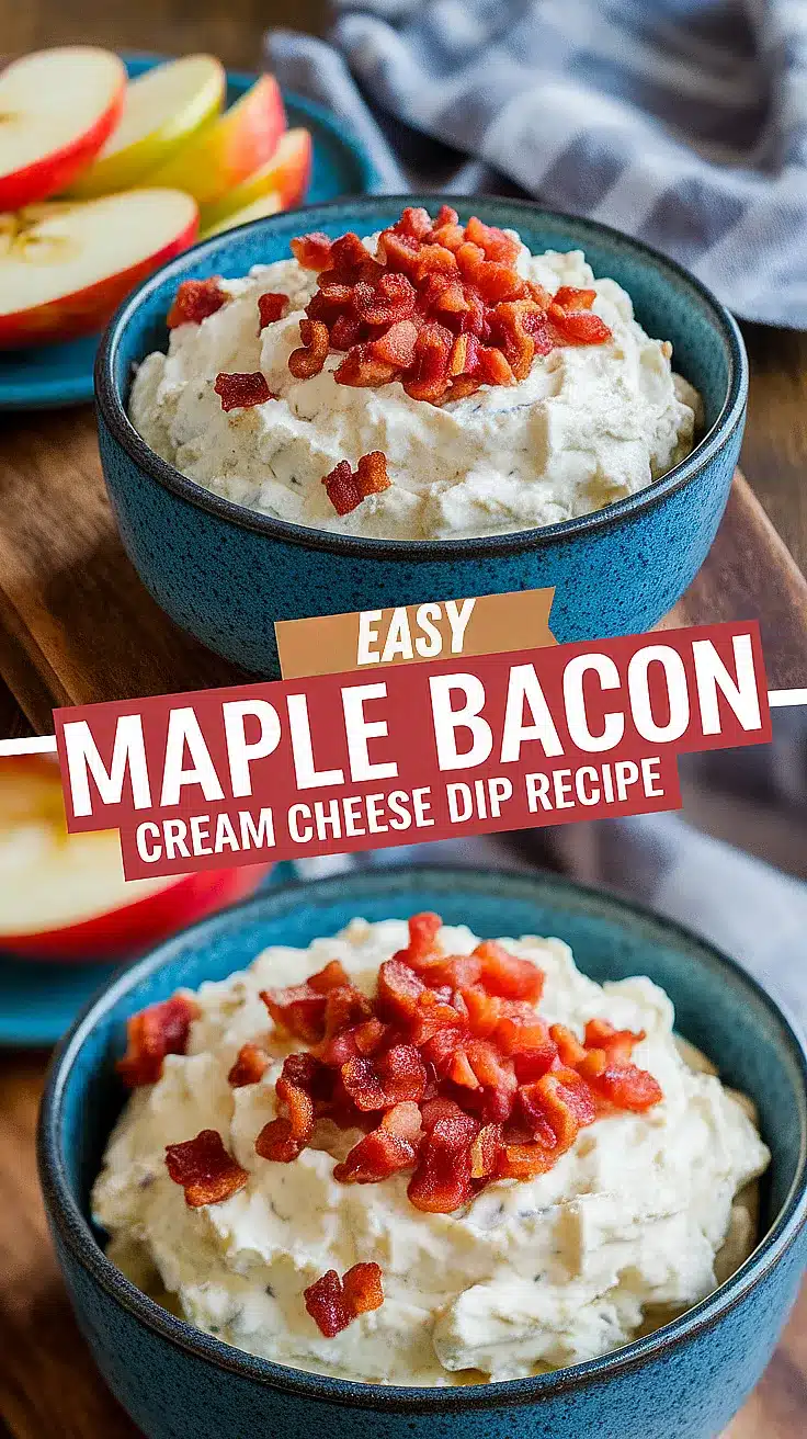 Maple Bacon Cream Cheese Dip