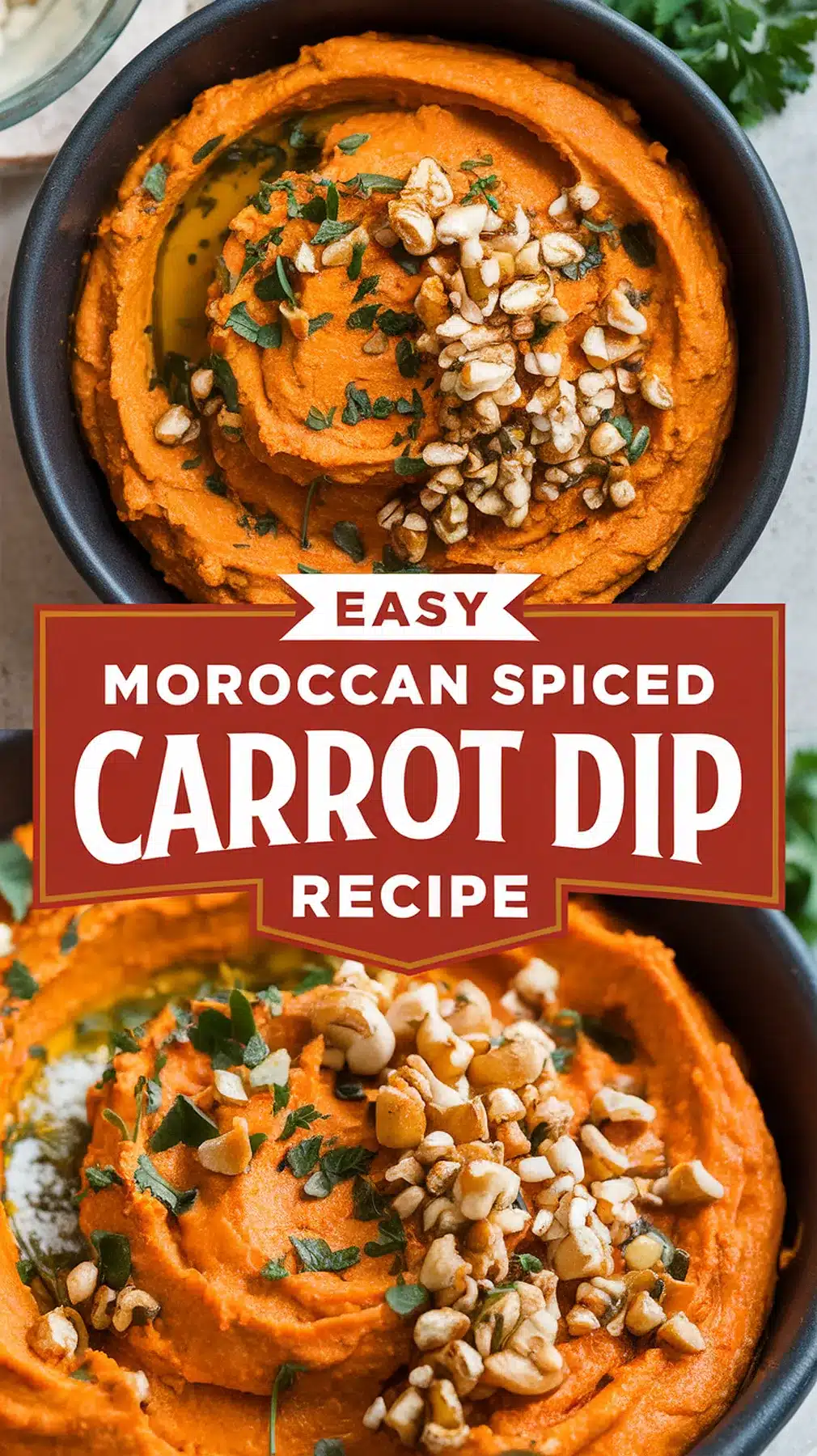 Moroccan Spiced Carrot Dip