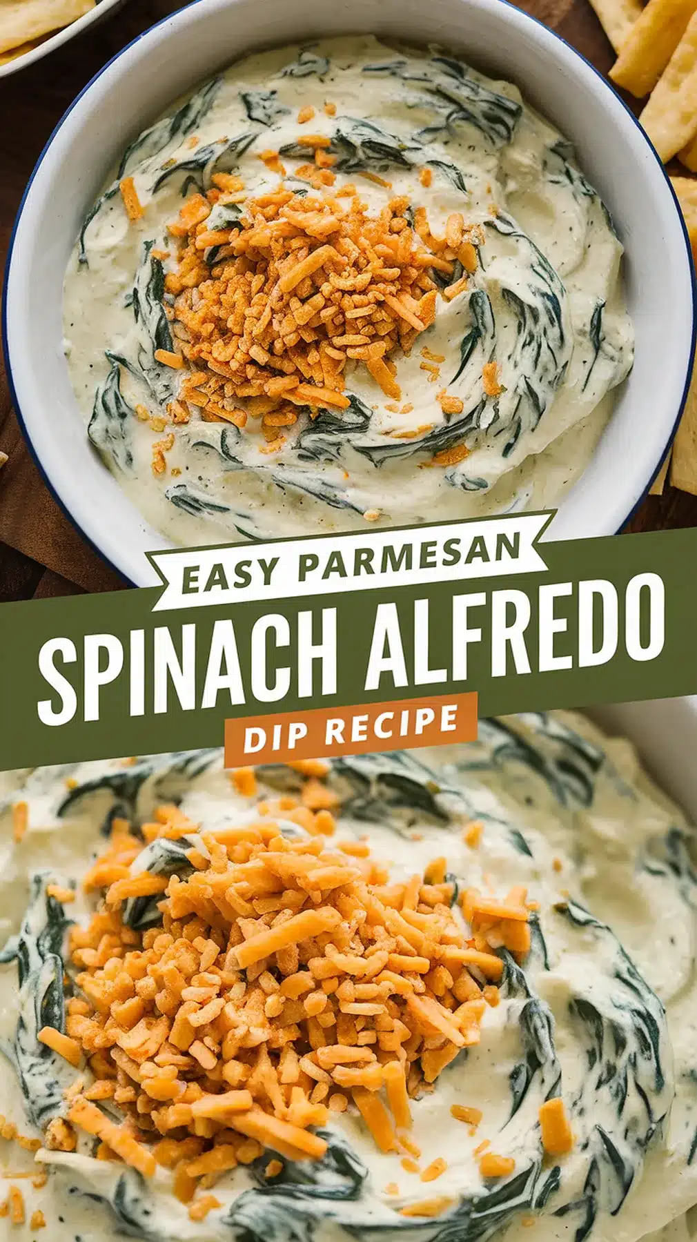 Parmesan Spinach Alfredo Dip