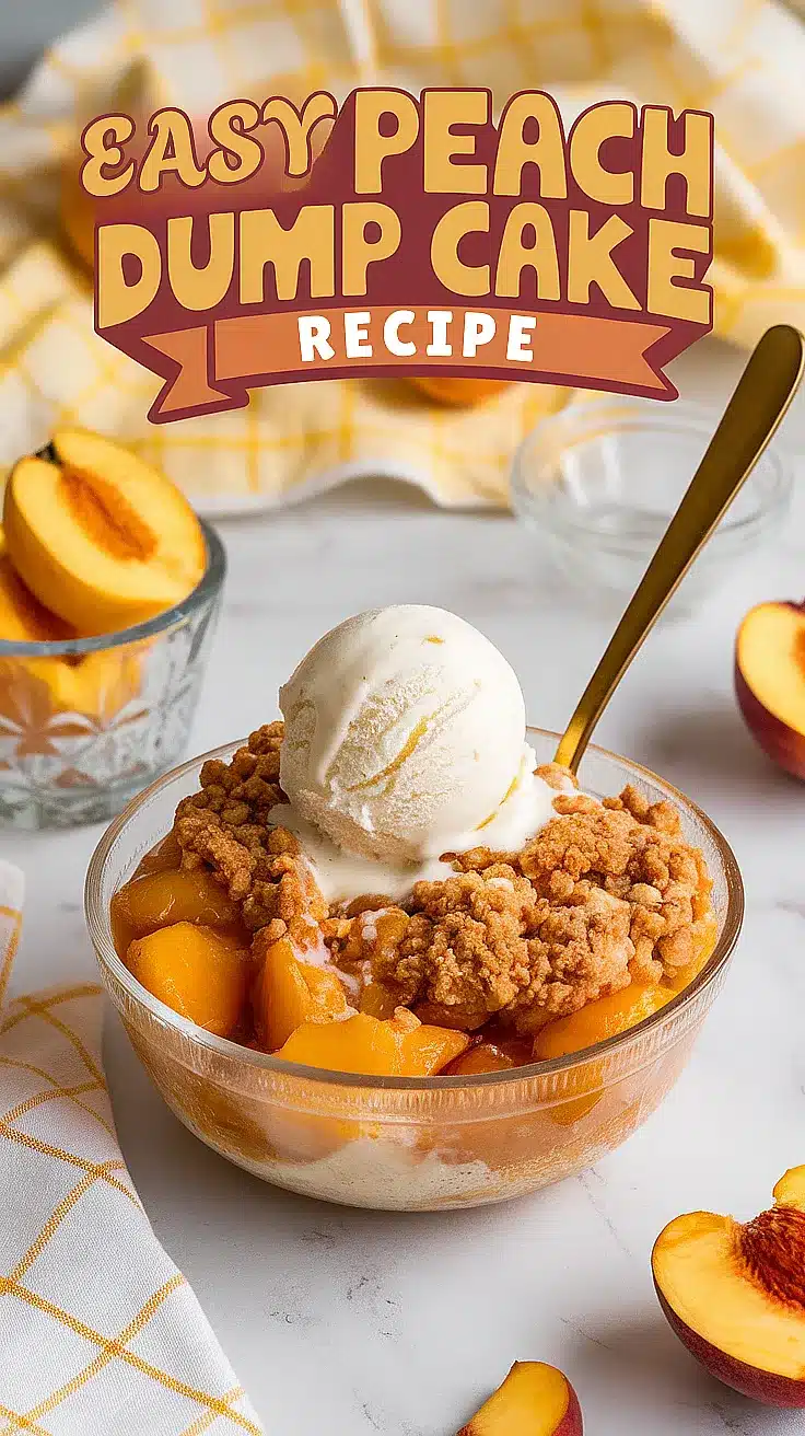 Peach Dump Cake