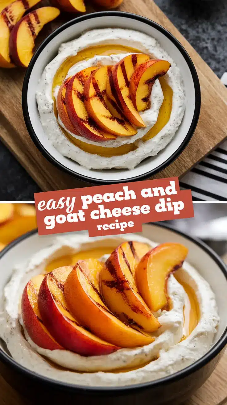 Peach and Goat Cheese Dip