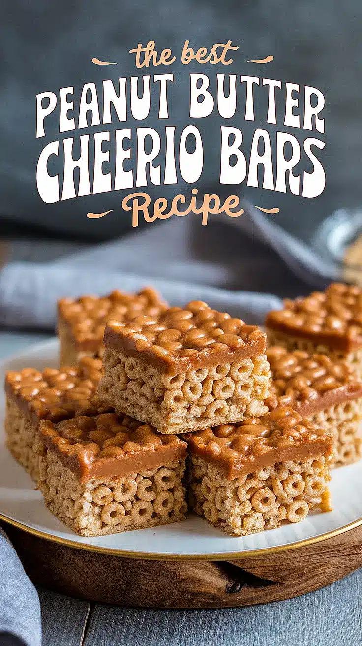 Peanut Butter Cheerio Bars