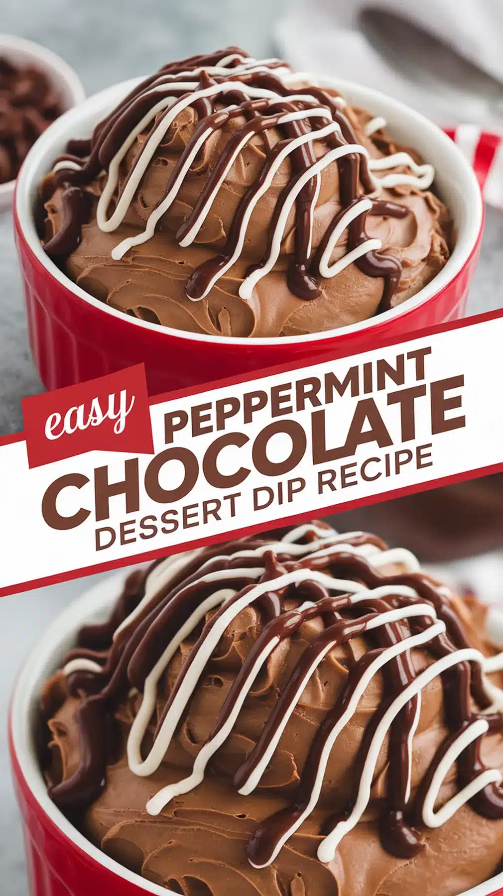 Peppermint Chocolate Dessert Dip


