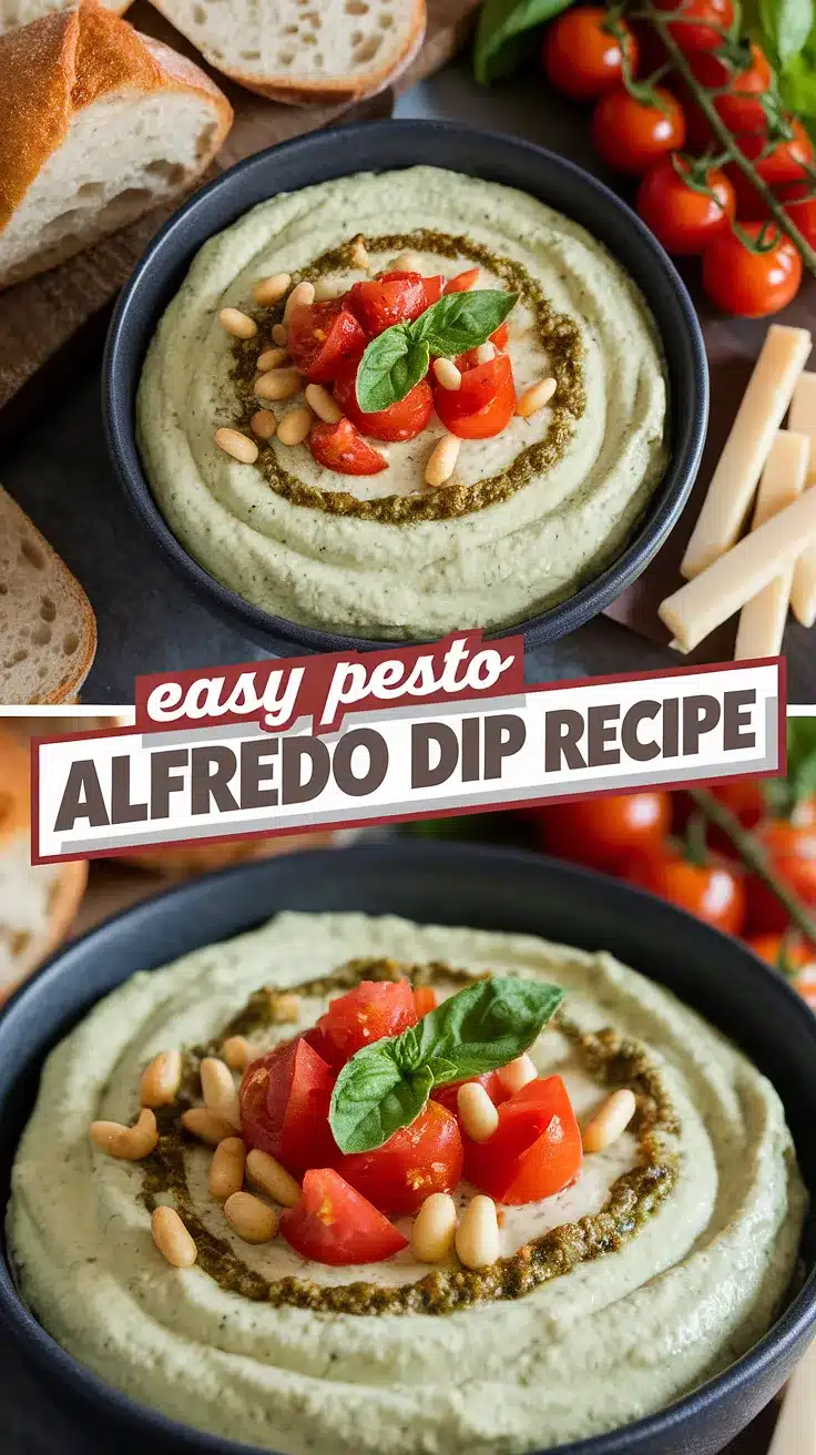 Pesto Alfredo Dip