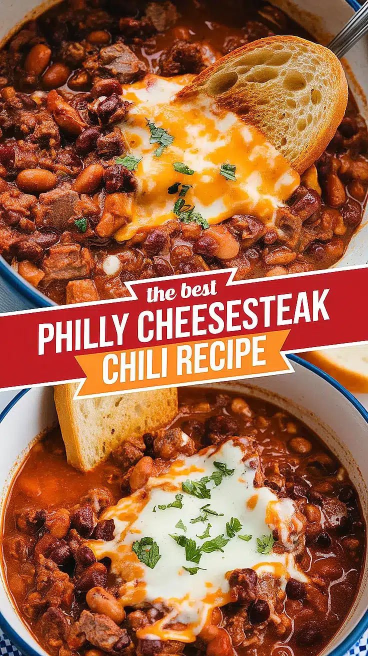 Philly Cheesesteak Chili Recipe