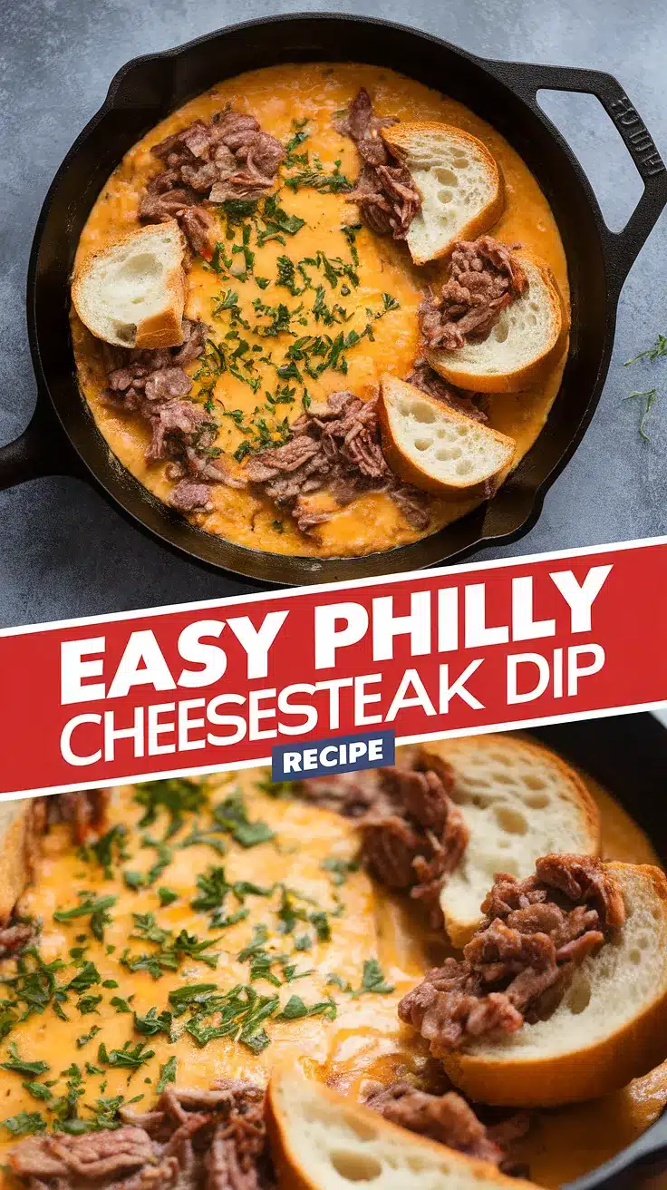 Philly Cheesesteak Dip