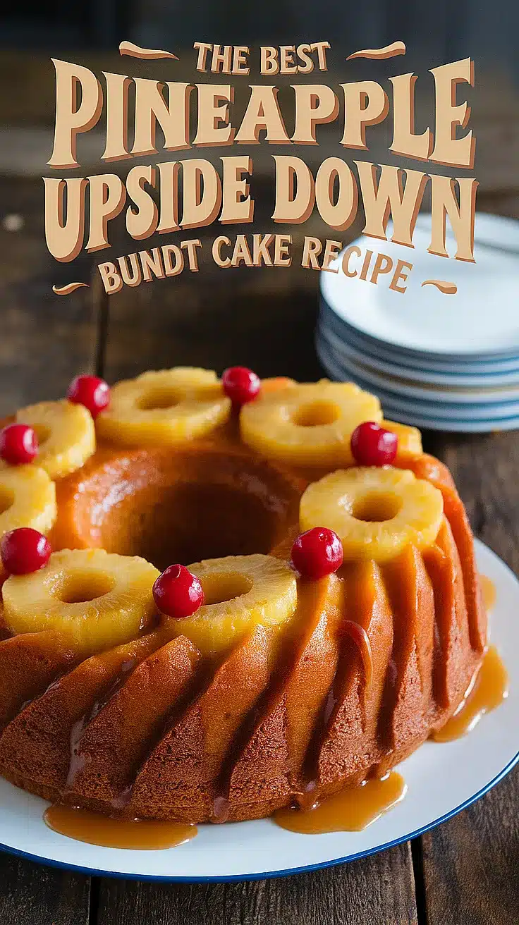 Pineapple Upside Down Bundt Cake