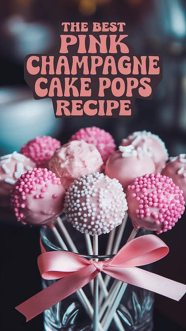 Pink Champagne Cake Pops