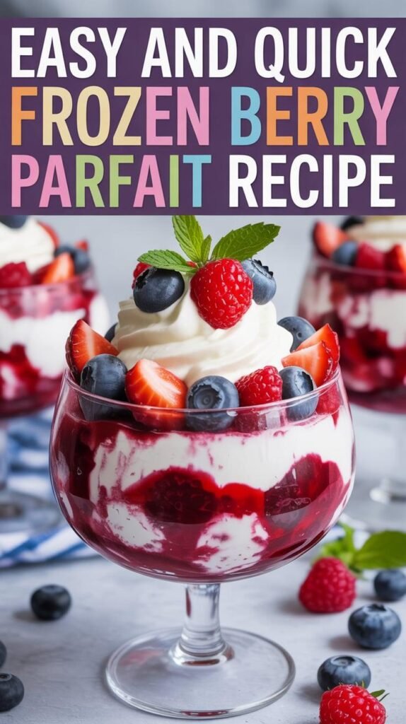 Quick Frozen Berry Parfait