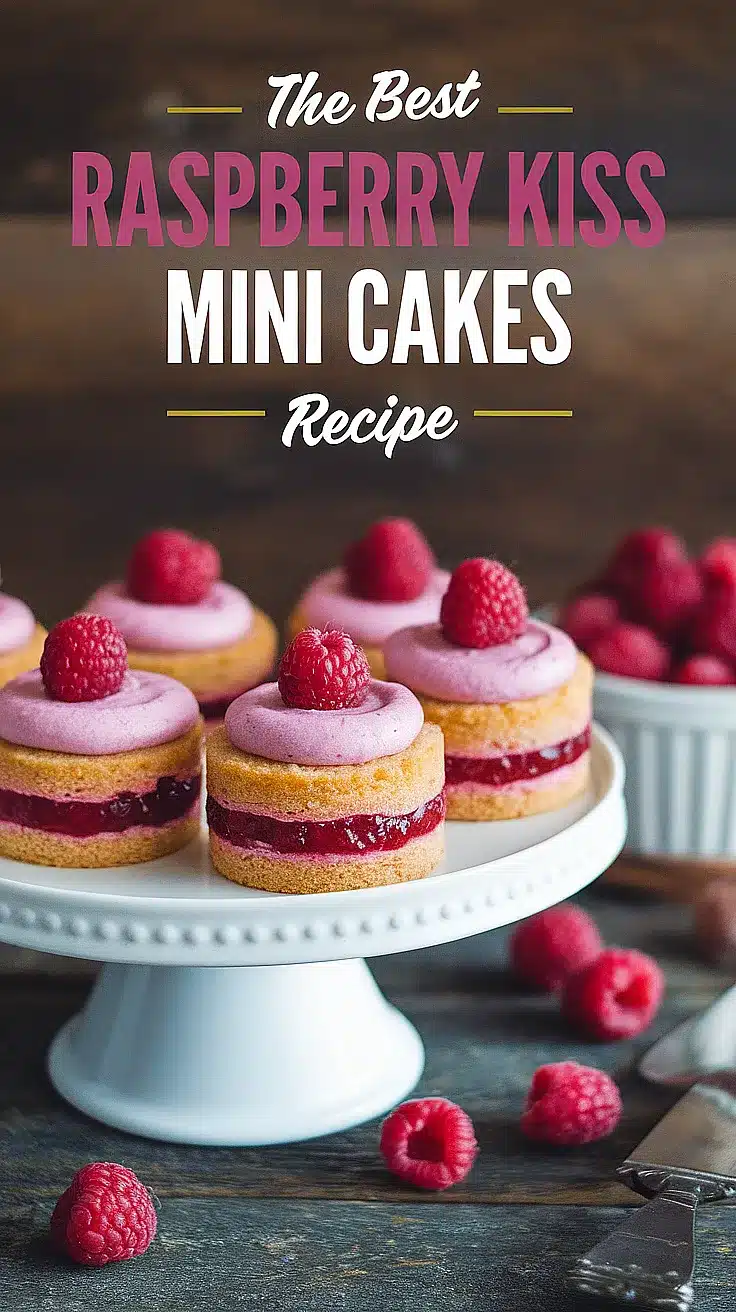 Raspberry Kiss Mini Cakes