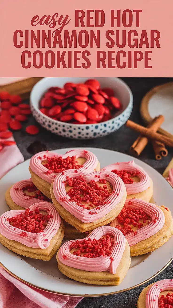 Red Hot Cinnamon Sugar Cookies