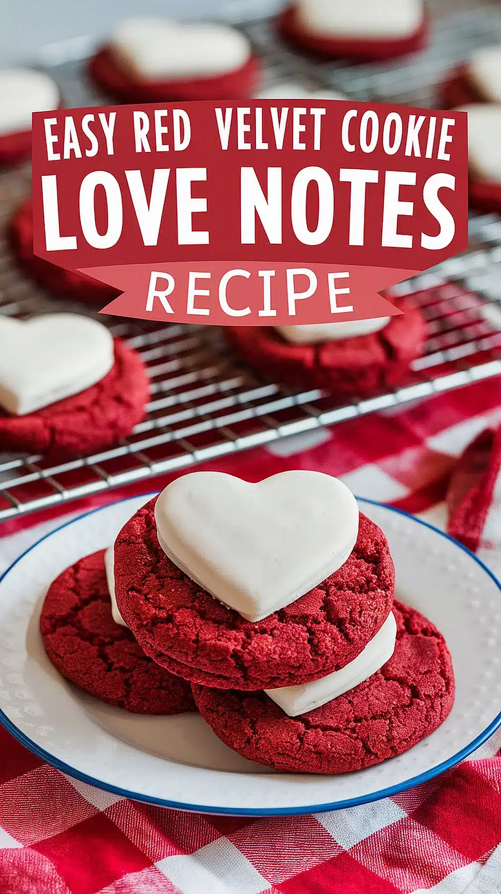 Red Velvet Cookie Love Notes