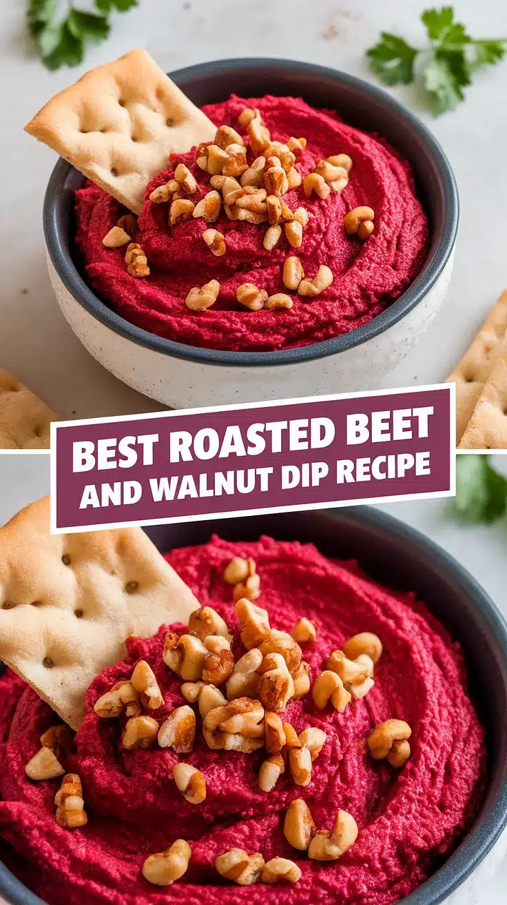 Roasted Beet and Walnut Dip
