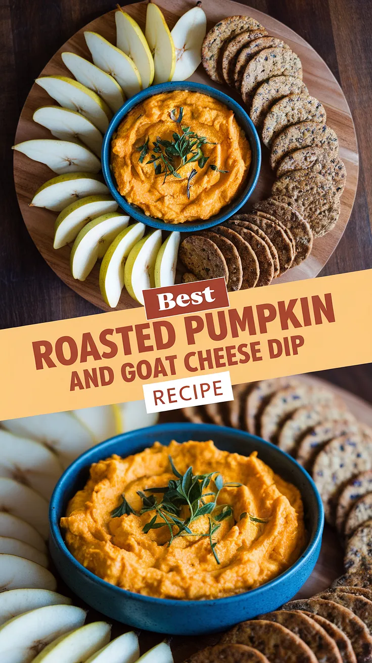 Roasted Pumpkin and Goat Cheese Dip