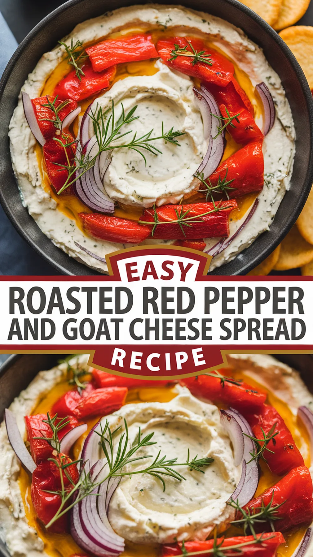 Roasted Red Pepper and Goat Cheese Spread