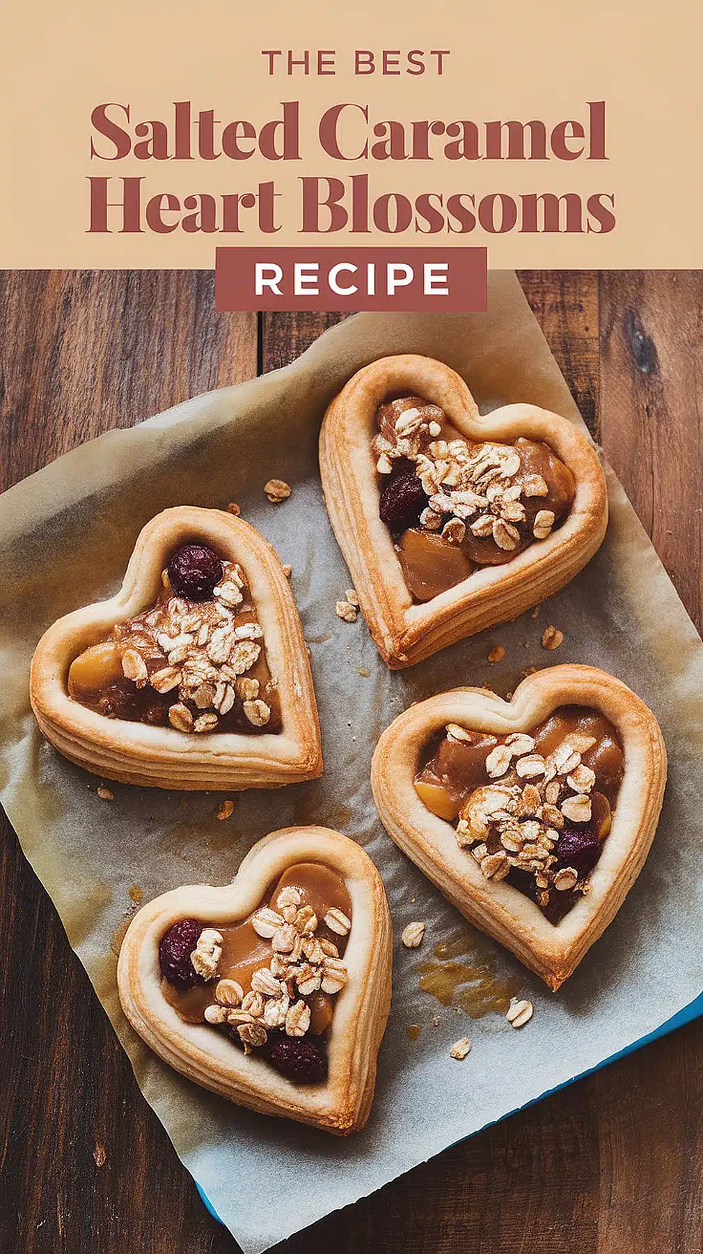 Salted Caramel Heart Blossoms